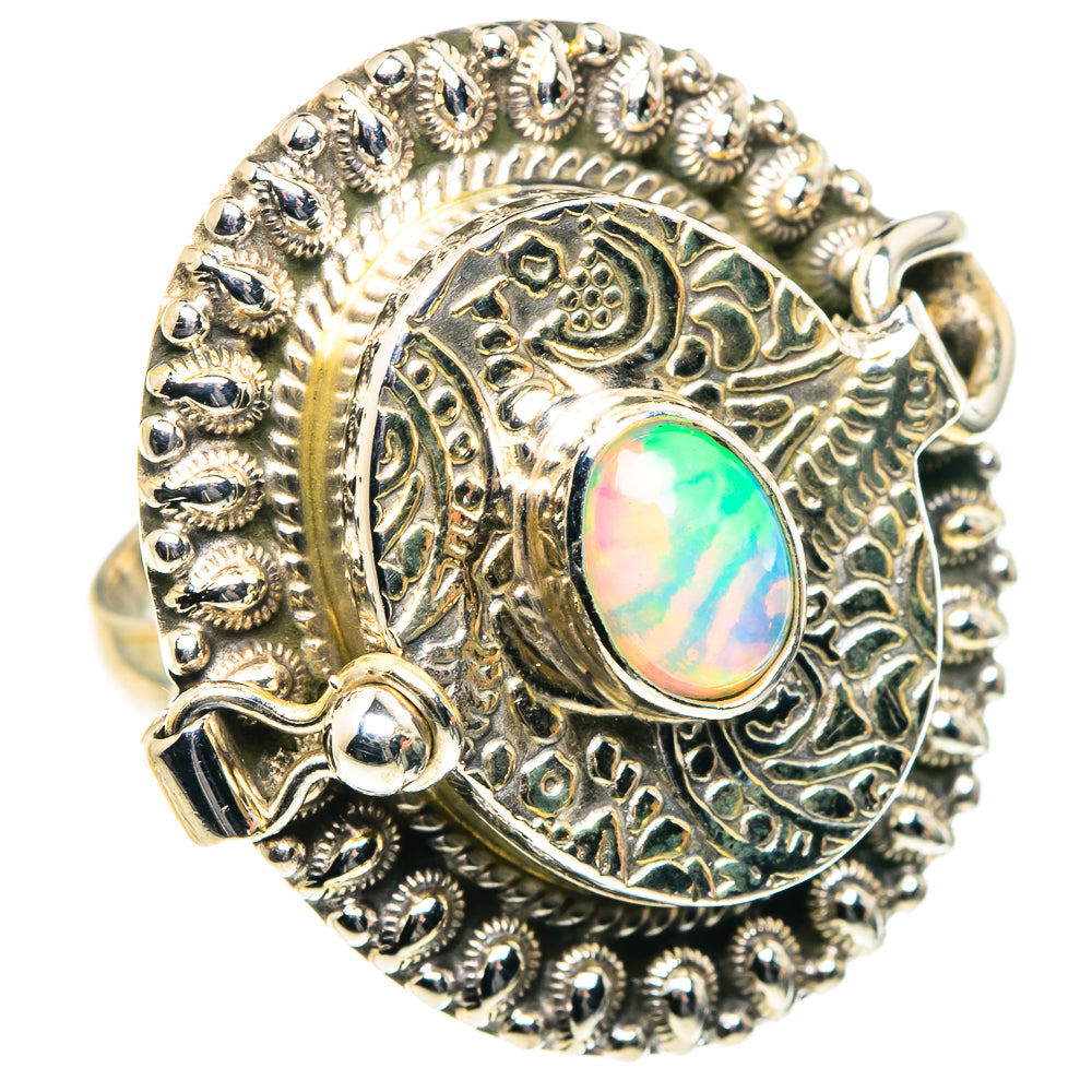Ethiopian Opal Rings handcrafted by Ana Silver Co - RING87713