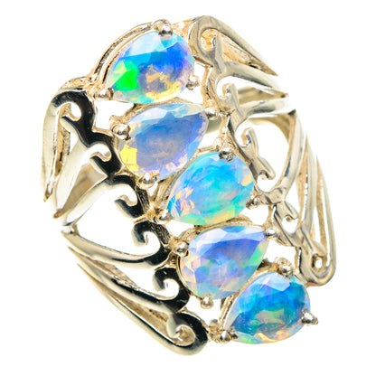 Ethiopian Opal Rings handcrafted by Ana Silver Co - RING87714
