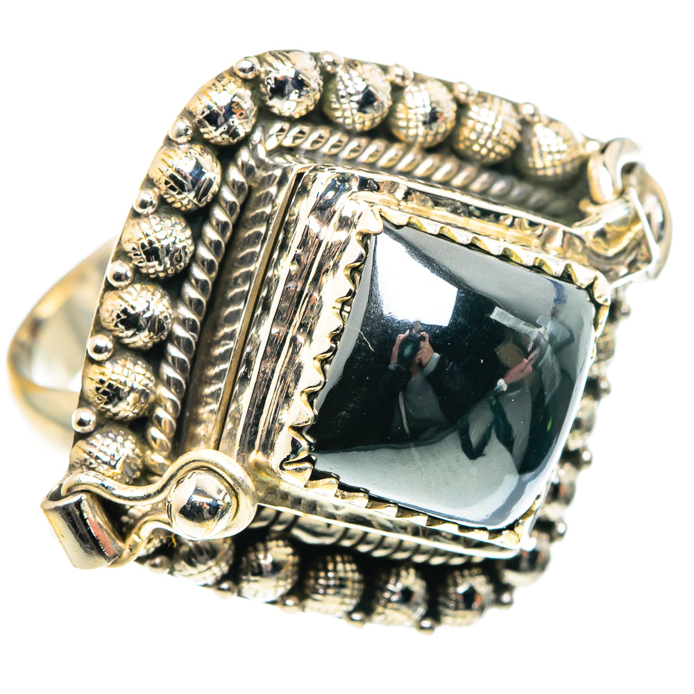 Hematite Rings handcrafted by Ana Silver Co - RING87715