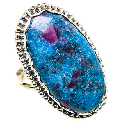 Ruby Fuchsite Rings handcrafted by Ana Silver Co - RING87718