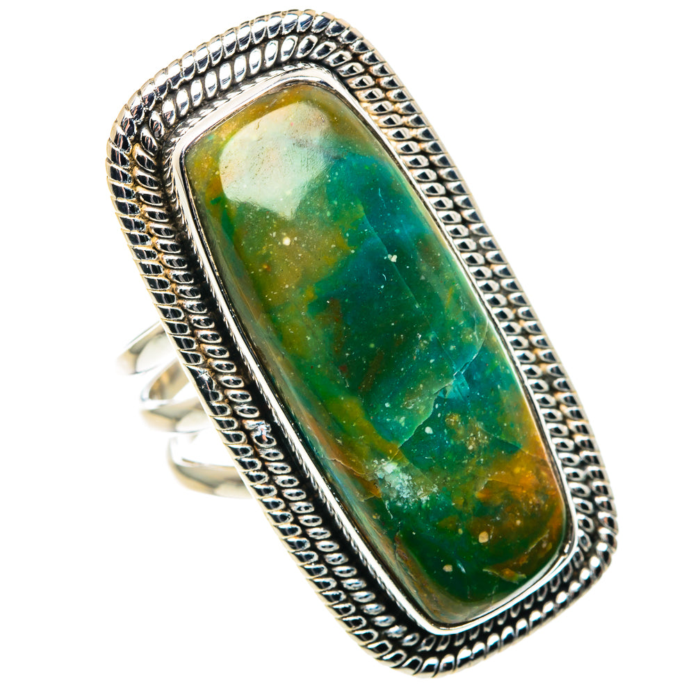 Peruvian Opal Rings handcrafted by Ana Silver Co - RING87722