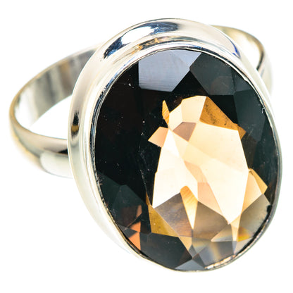 Smoky Quartz Rings handcrafted by Ana Silver Co - RING87724