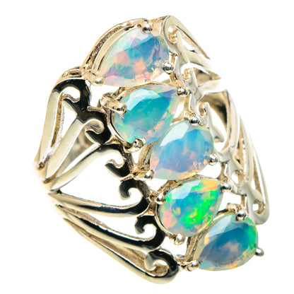 Ethiopian Opal Rings handcrafted by Ana Silver Co - RING87749