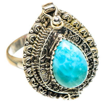 Larimar Rings handcrafted by Ana Silver Co - RING87754
