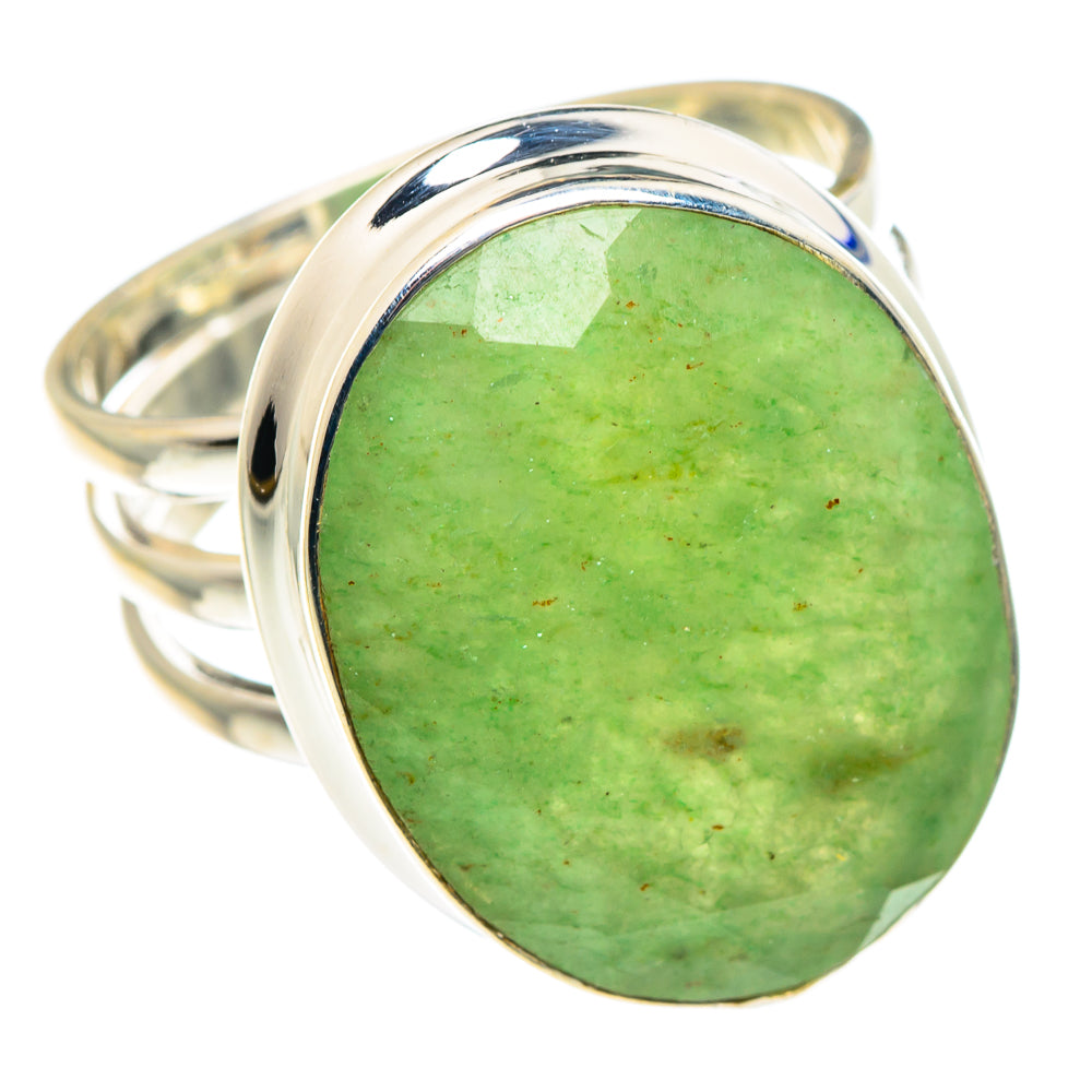 Prehnite Rings handcrafted by Ana Silver Co - RING87756