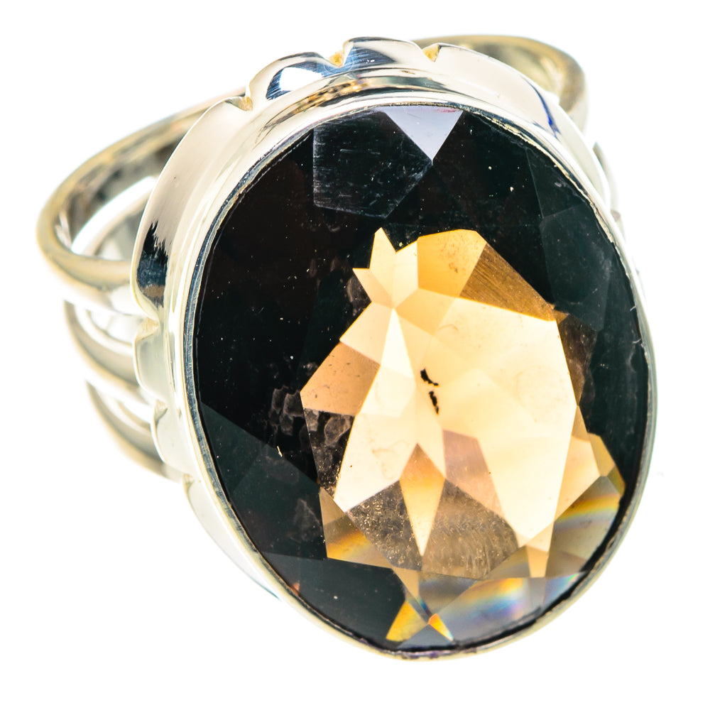 Smoky Quartz Rings handcrafted by Ana Silver Co - RING87763