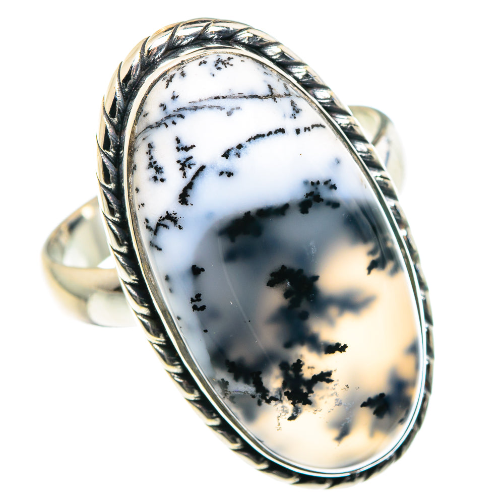 Dendritic Opal Rings handcrafted by Ana Silver Co - RING87779