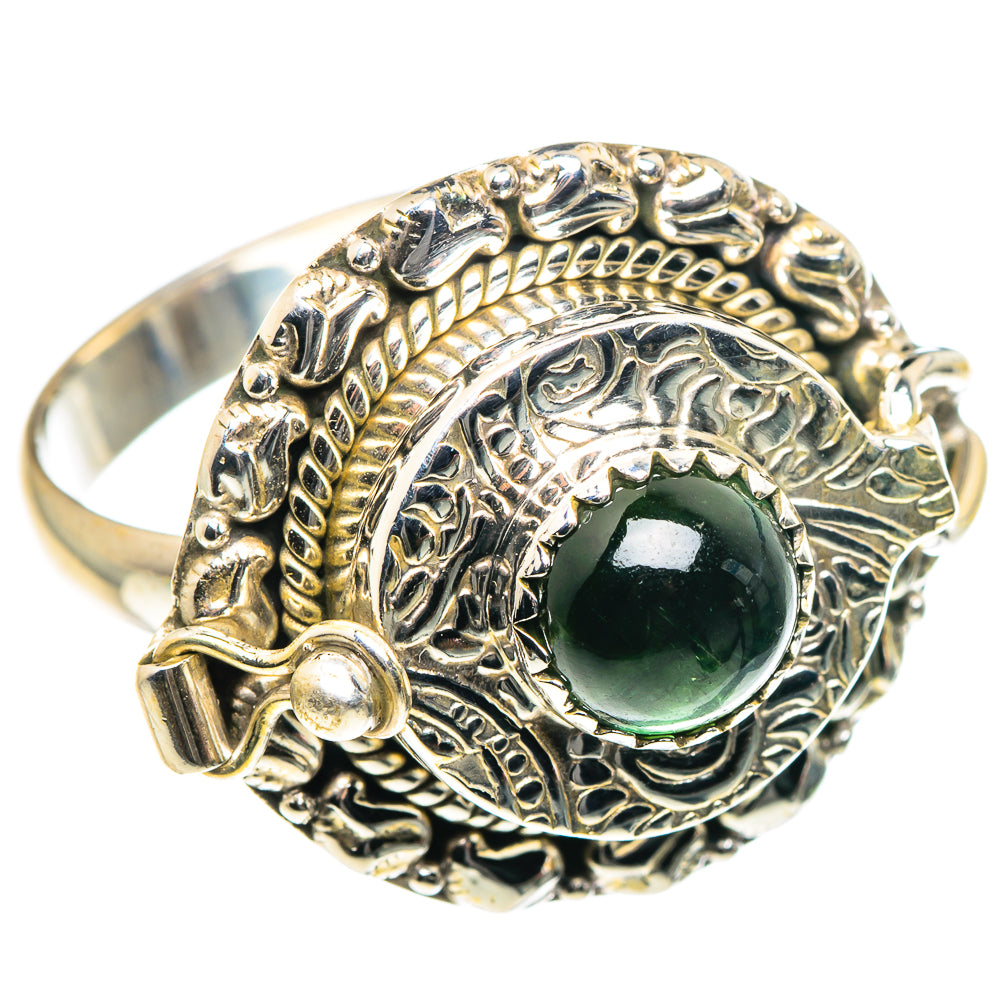 Green Tourmaline Rings handcrafted by Ana Silver Co - RING87786
