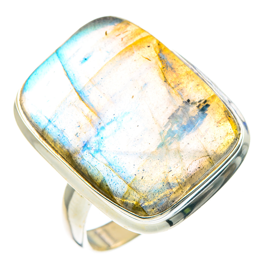 Labradorite Rings handcrafted by Ana Silver Co - RING87789