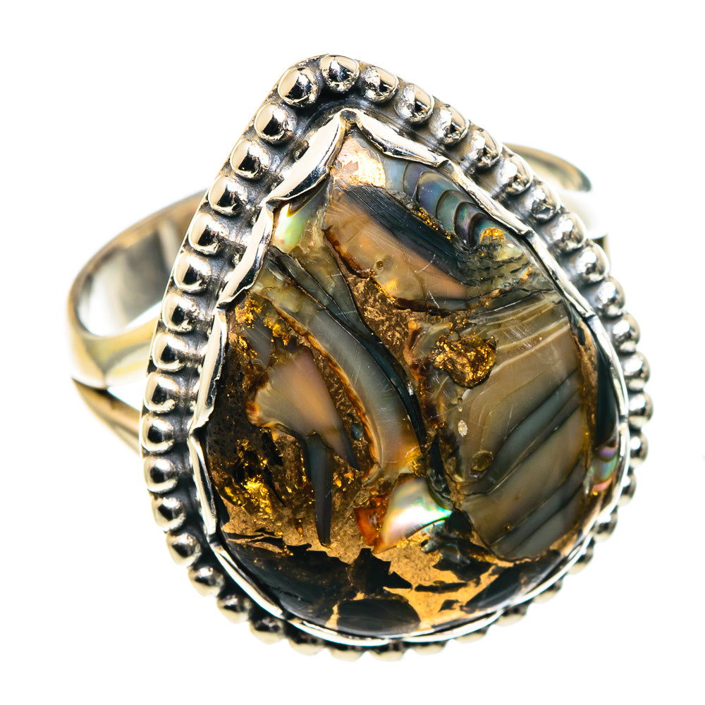 Black Copper Onyx Rings handcrafted by Ana Silver Co - RING87796