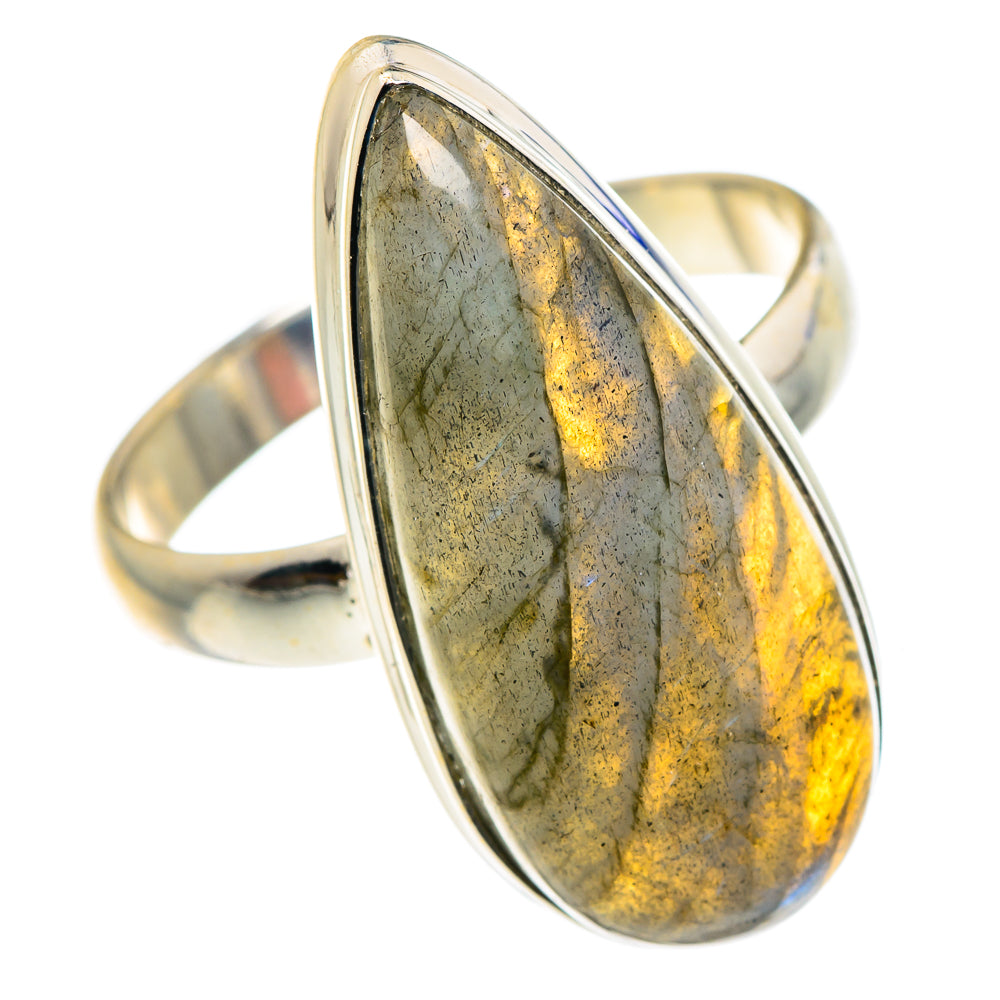 Labradorite Rings handcrafted by Ana Silver Co - RING87823