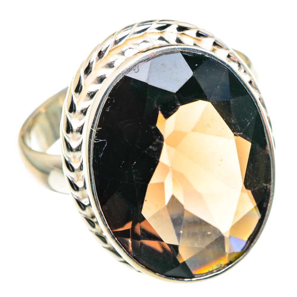 Smoky Quartz Rings handcrafted by Ana Silver Co - RING87824