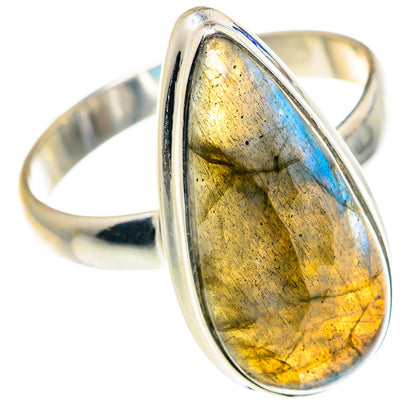 Labradorite Rings handcrafted by Ana Silver Co - RING87825