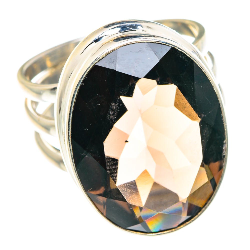 Smoky Quartz Rings handcrafted by Ana Silver Co - RING87832