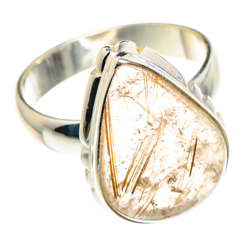Rutilated Quartz Rings handcrafted by Ana Silver Co - RING87840