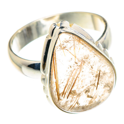 Rutilated Quartz Rings handcrafted by Ana Silver Co - RING87840
