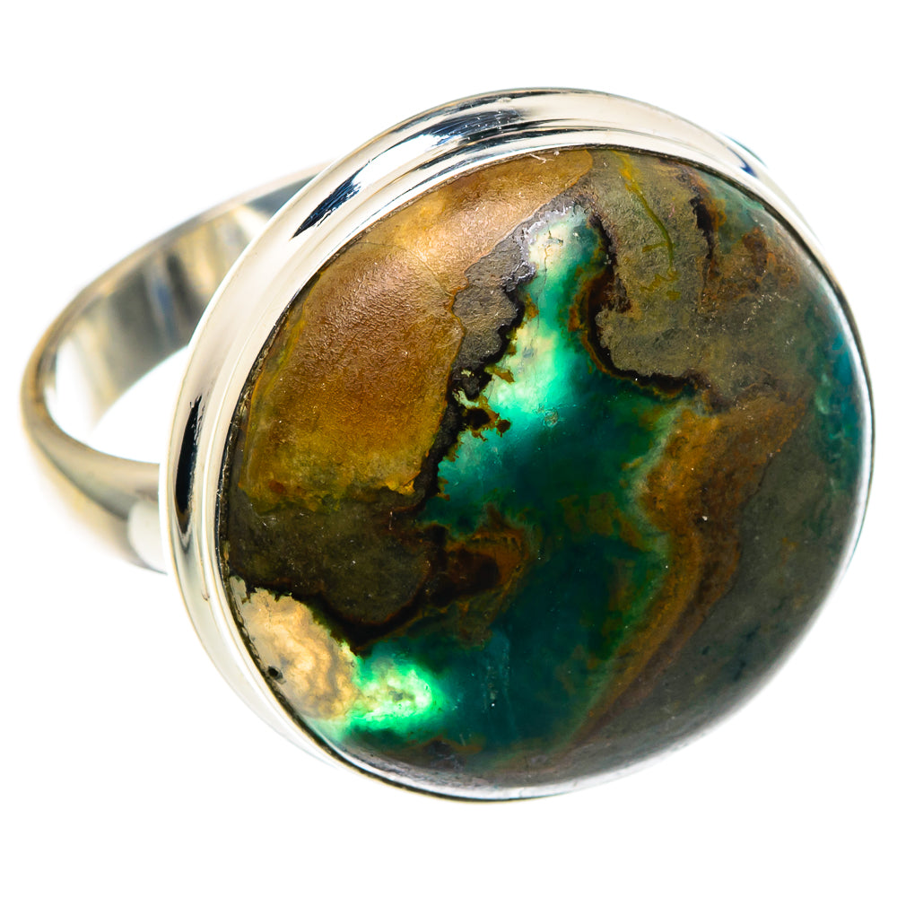 Chrysoprase Rings handcrafted by Ana Silver Co - RING87846