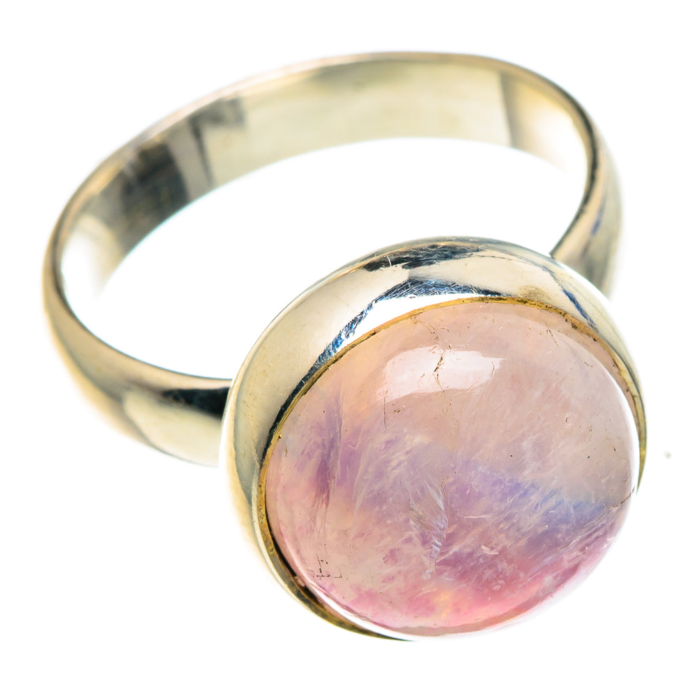 Pink Moonstone Rings handcrafted by Ana Silver Co - RING87857