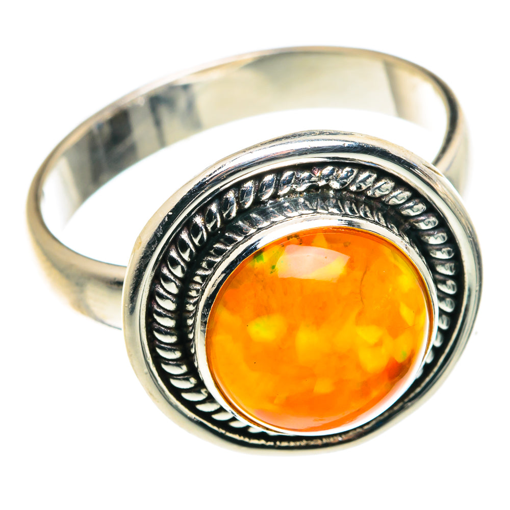 Ethiopian Opal Rings handcrafted by Ana Silver Co - RING87864