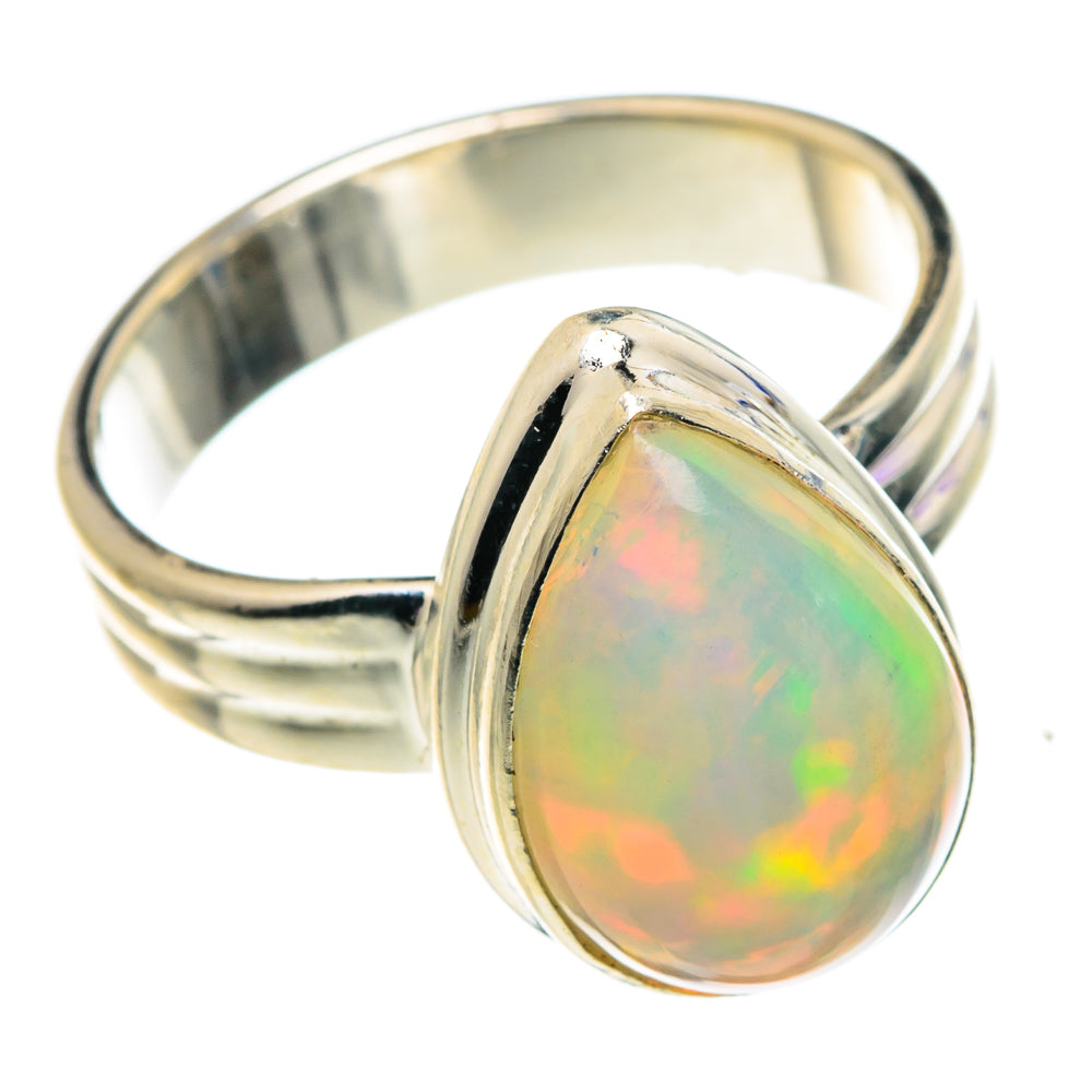 Ethiopian Opal Rings handcrafted by Ana Silver Co - RING87865