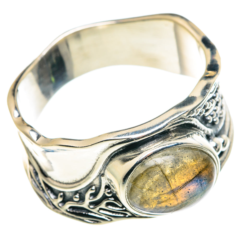 Labradorite Rings handcrafted by Ana Silver Co - RING87869