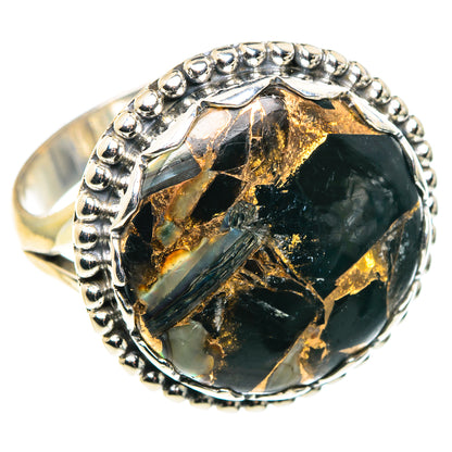 Black Copper Onyx Rings handcrafted by Ana Silver Co - RING87878