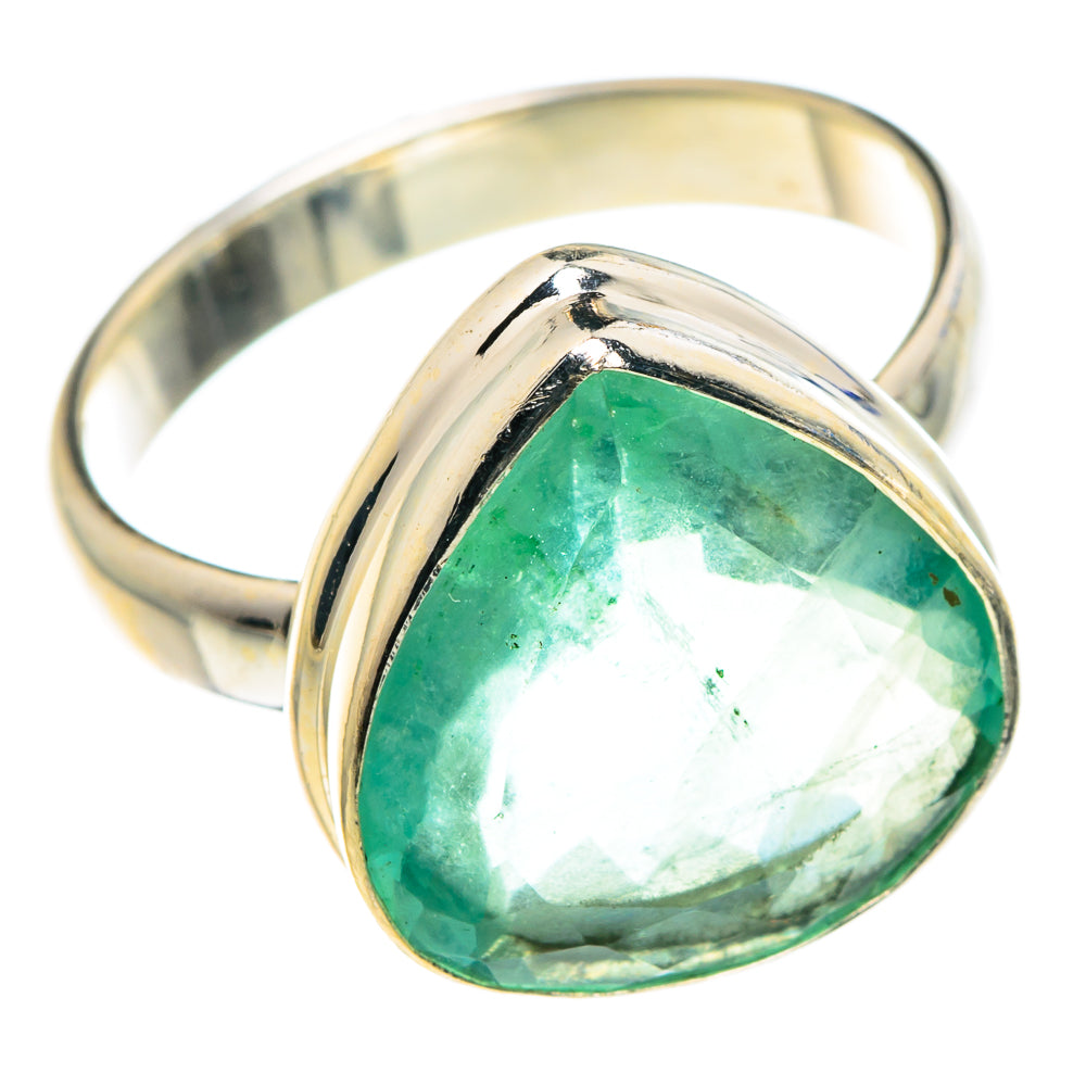 Green Fluorite Rings handcrafted by Ana Silver Co - RING87886 - Photo 2