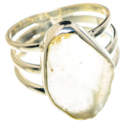 Libyan Desert Glass Rings handcrafted by Ana Silver Co - RING87906 - Photo 2