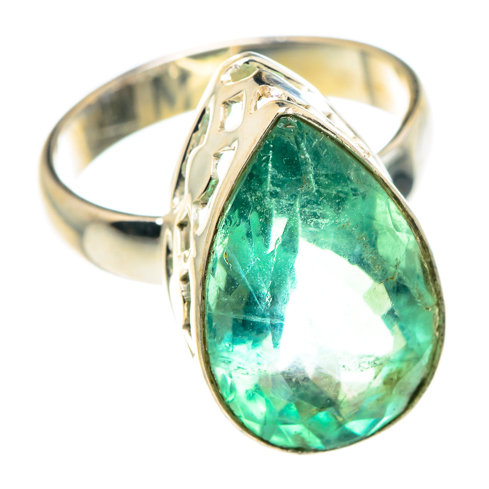 Green Fluorite Rings handcrafted by Ana Silver Co - RING87918