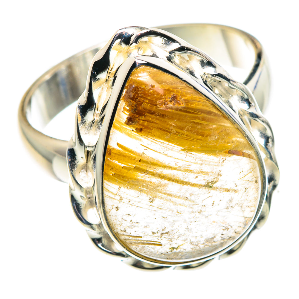 Rutilated Quartz Rings handcrafted by Ana Silver Co - RING87921