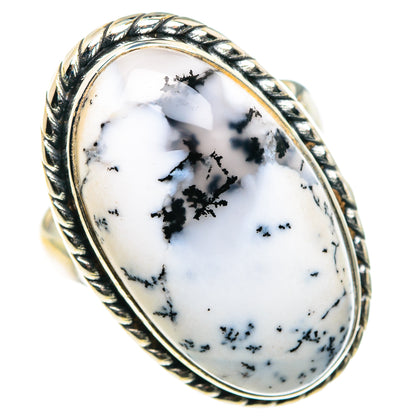 Dendritic Opal Rings handcrafted by Ana Silver Co - RING87924