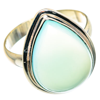 Aqua Chalcedony Rings handcrafted by Ana Silver Co - RING87926