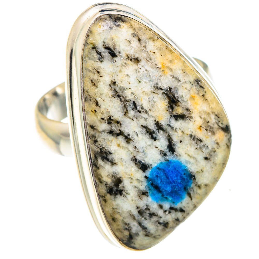 K2 Blue Azurite Rings handcrafted by Ana Silver Co - RING87927 - Photo 2
