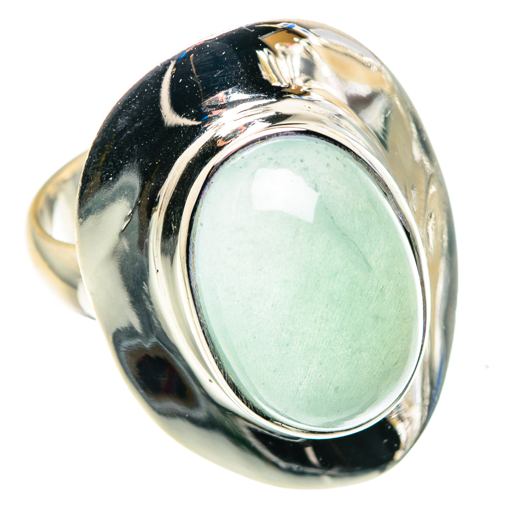 Aqua Chalcedony Rings handcrafted by Ana Silver Co - RING87952