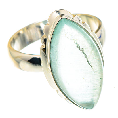 Aqua Chalcedony Rings handcrafted by Ana Silver Co - RING87953