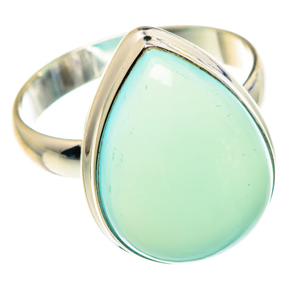 Aqua Chalcedony Rings handcrafted by Ana Silver Co - RING87962