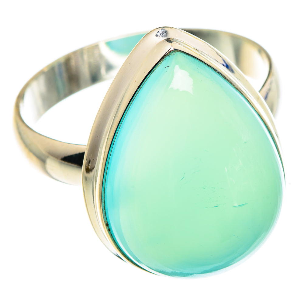 Aqua Chalcedony Rings handcrafted by Ana Silver Co - RING87971