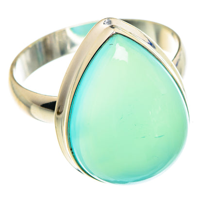 Aqua Chalcedony Rings handcrafted by Ana Silver Co - RING87971