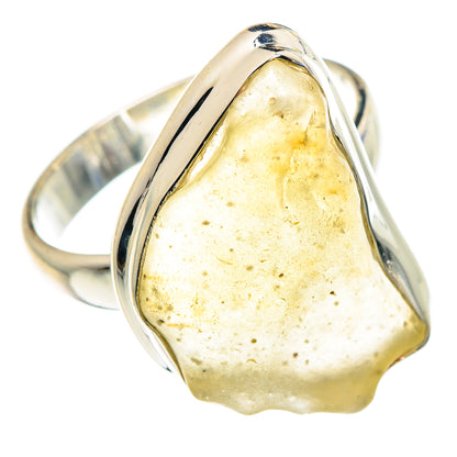 Libyan Desert Glass Rings handcrafted by Ana Silver Co - RING87980