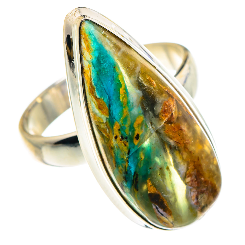 Peruvian Opal Rings handcrafted by Ana Silver Co - RING87983