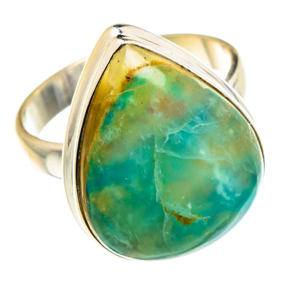 Peruvian Opal Rings handcrafted by Ana Silver Co - RING87986