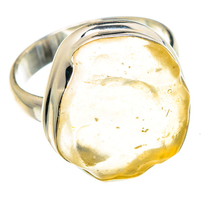 Libyan Desert Glass Rings handcrafted by Ana Silver Co - RING87990