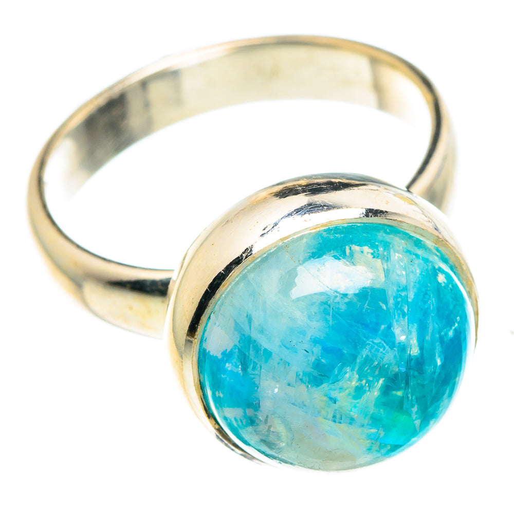 Rainbow Moonstone Rings handcrafted by Ana Silver Co - RING87996