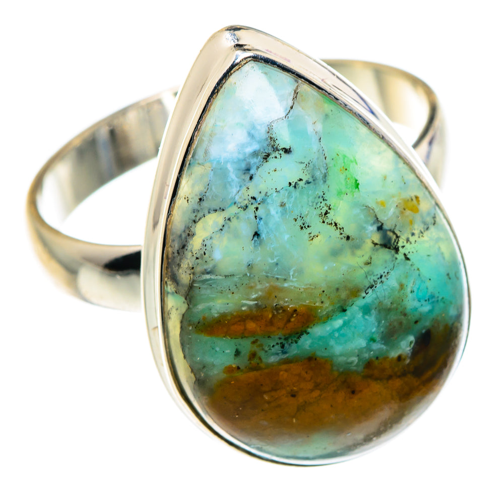 Peruvian Opal Rings handcrafted by Ana Silver Co - RING88003