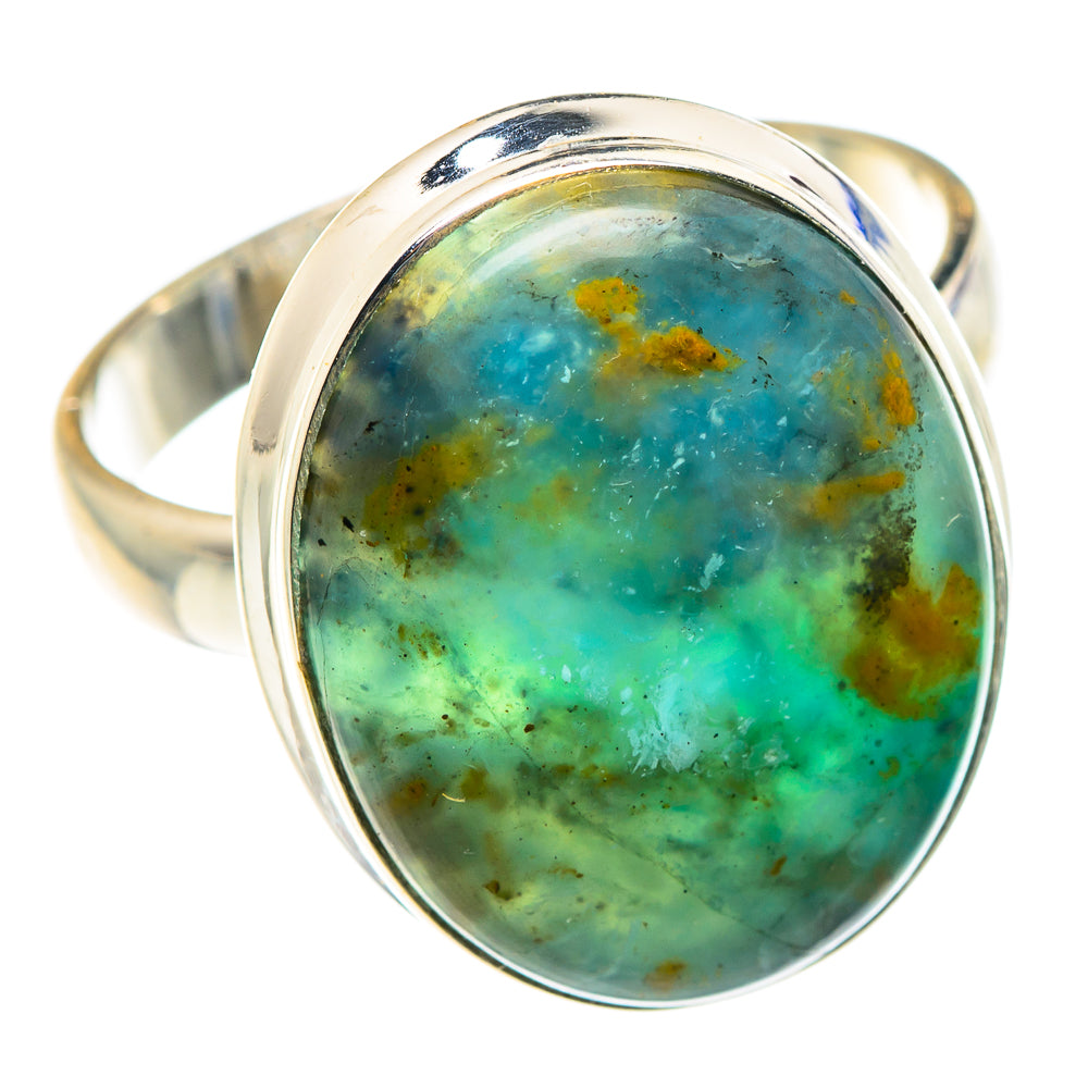 Peruvian Opal Rings handcrafted by Ana Silver Co - RING88004