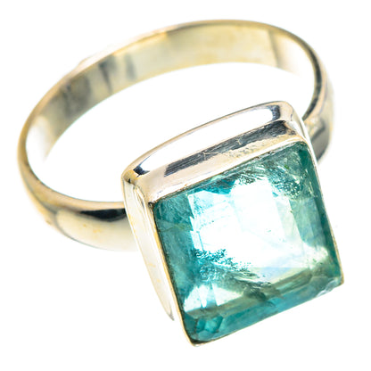 Green Fluorite Rings handcrafted by Ana Silver Co - RING88007