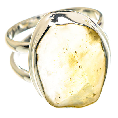 Libyan Desert Glass Rings handcrafted by Ana Silver Co - RING88008