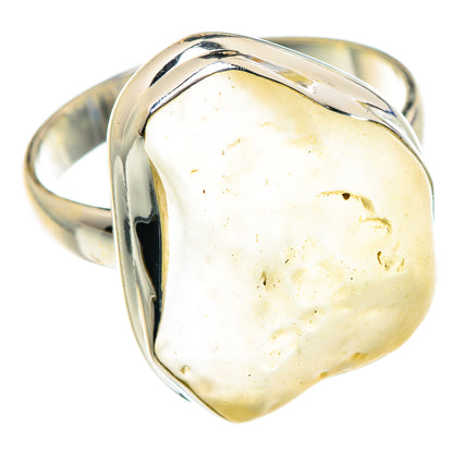 Libyan Desert Glass Rings handcrafted by Ana Silver Co - RING88014 - Photo 2