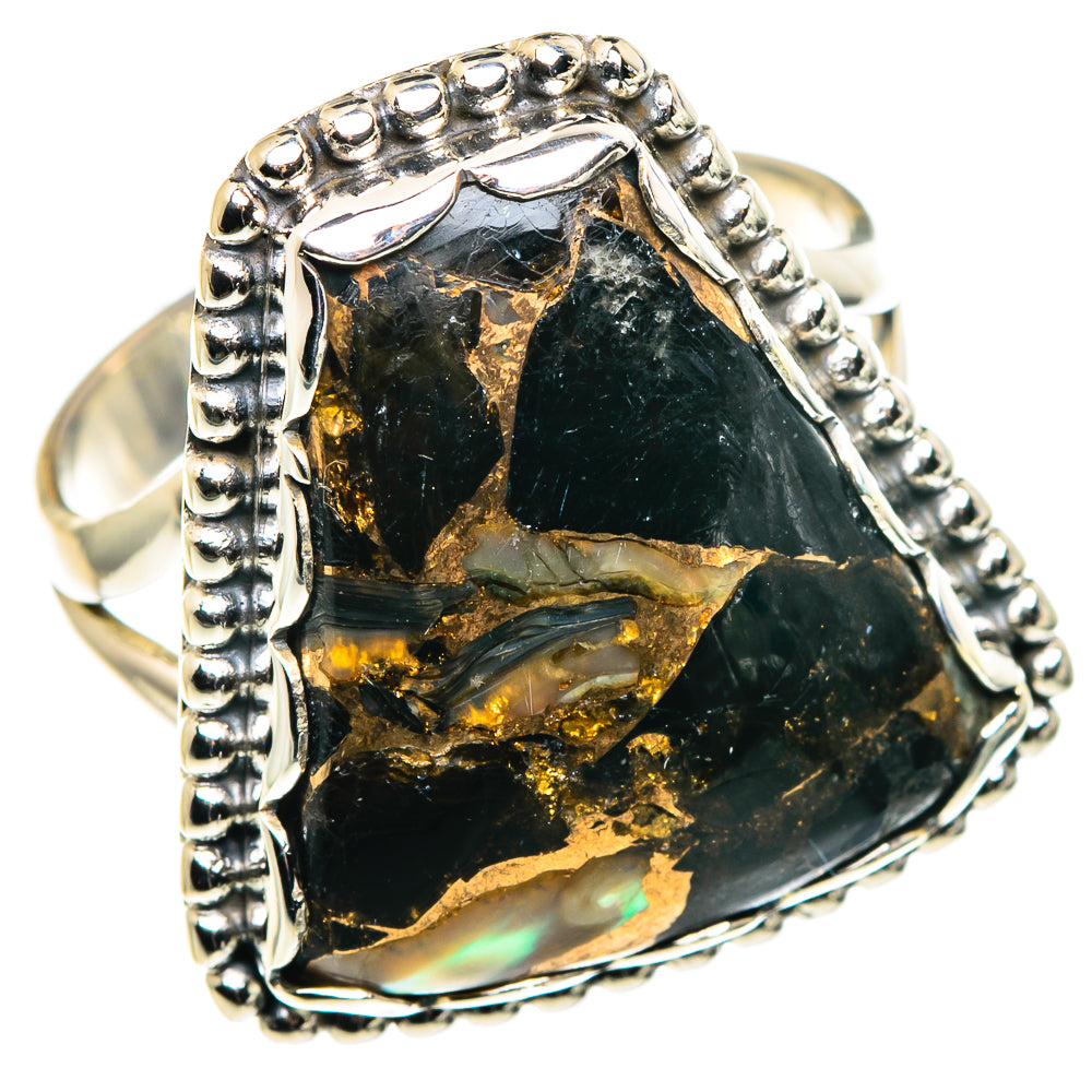 Black Copper Onyx Rings handcrafted by Ana Silver Co - RING88024