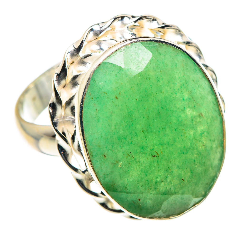 Prehnite Rings handcrafted by Ana Silver Co - RING88038 - Photo 2